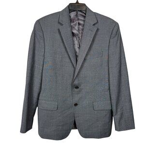 Lauren Ralph Lauren Black Label Blazer Sport Coat Mens 40R Gray Wool Blend